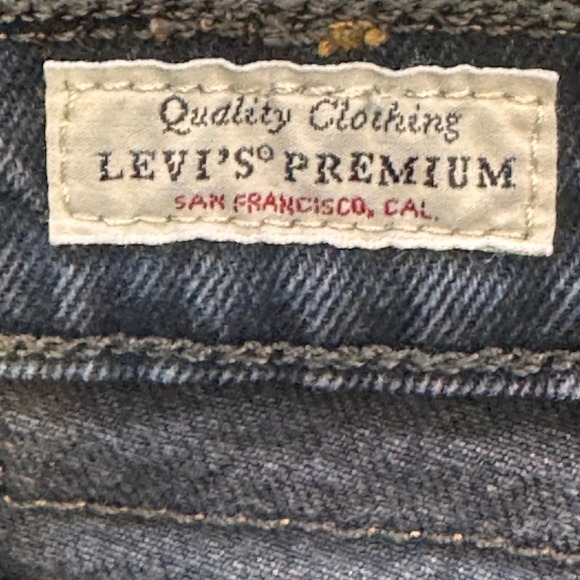 Levis Levi's 501 Skinny Dark Indigo Wash 24 Y2K Grunge Model Off Duty, Grunge - Picture 3 of 16